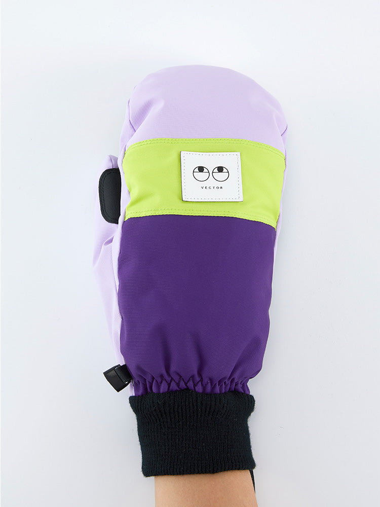 Emoji Snowboard Mittens