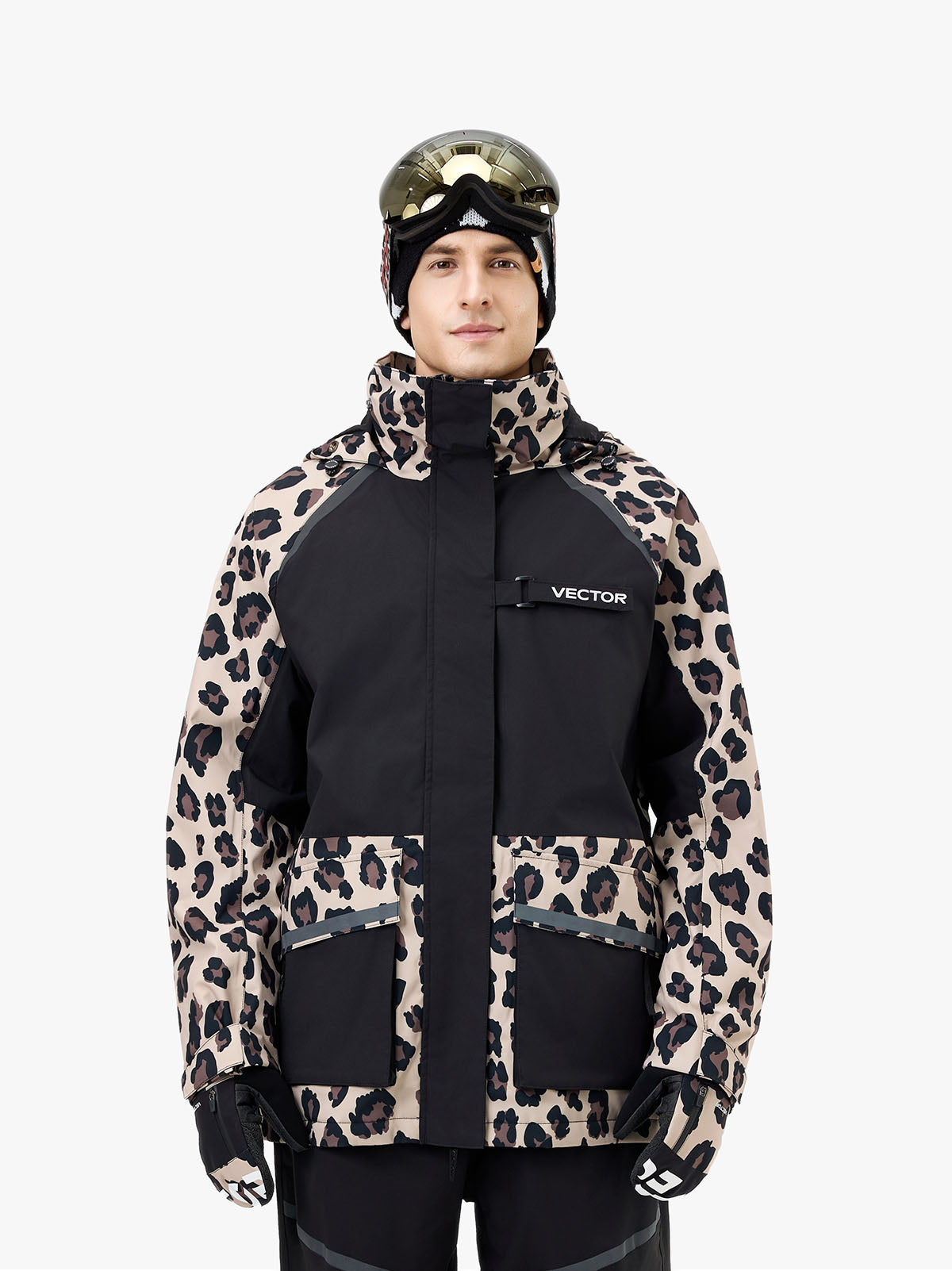 burton leopard snowboard Women's Glow Classic 2L Jacket Leopard / XL