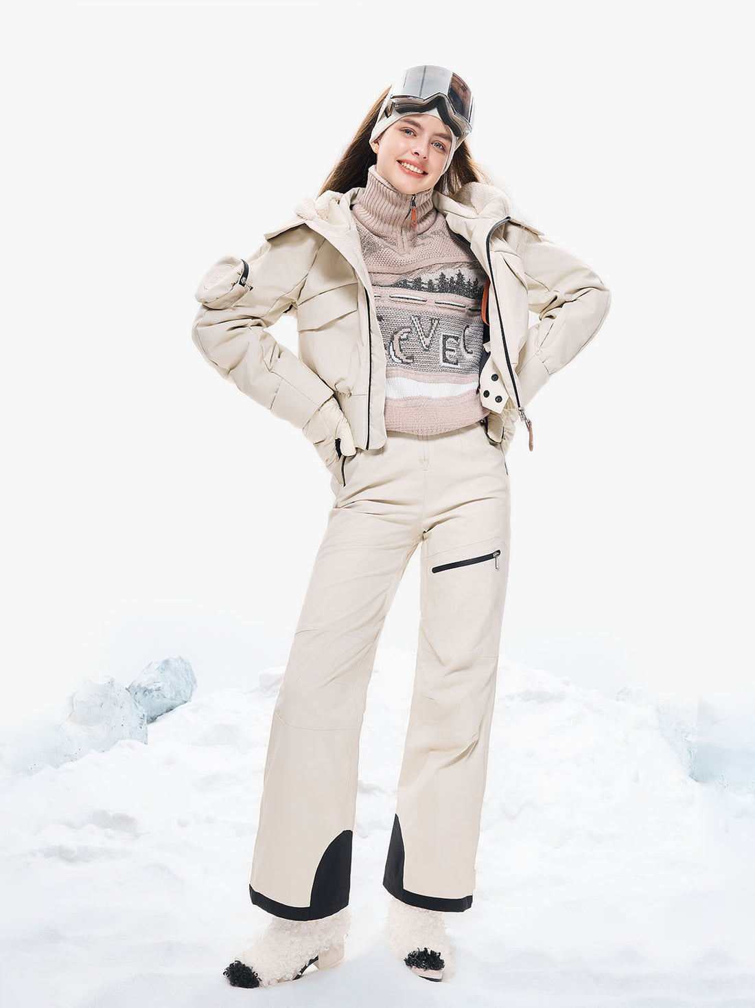 Macaron Cropped Down Jacket