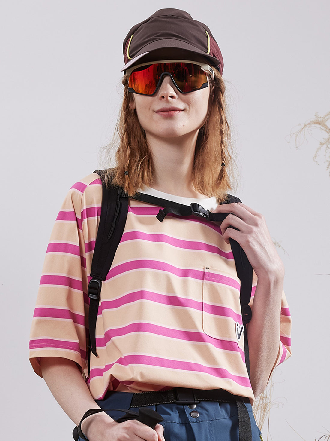 Women's Quick Dry Easy-Care Stripe Tee