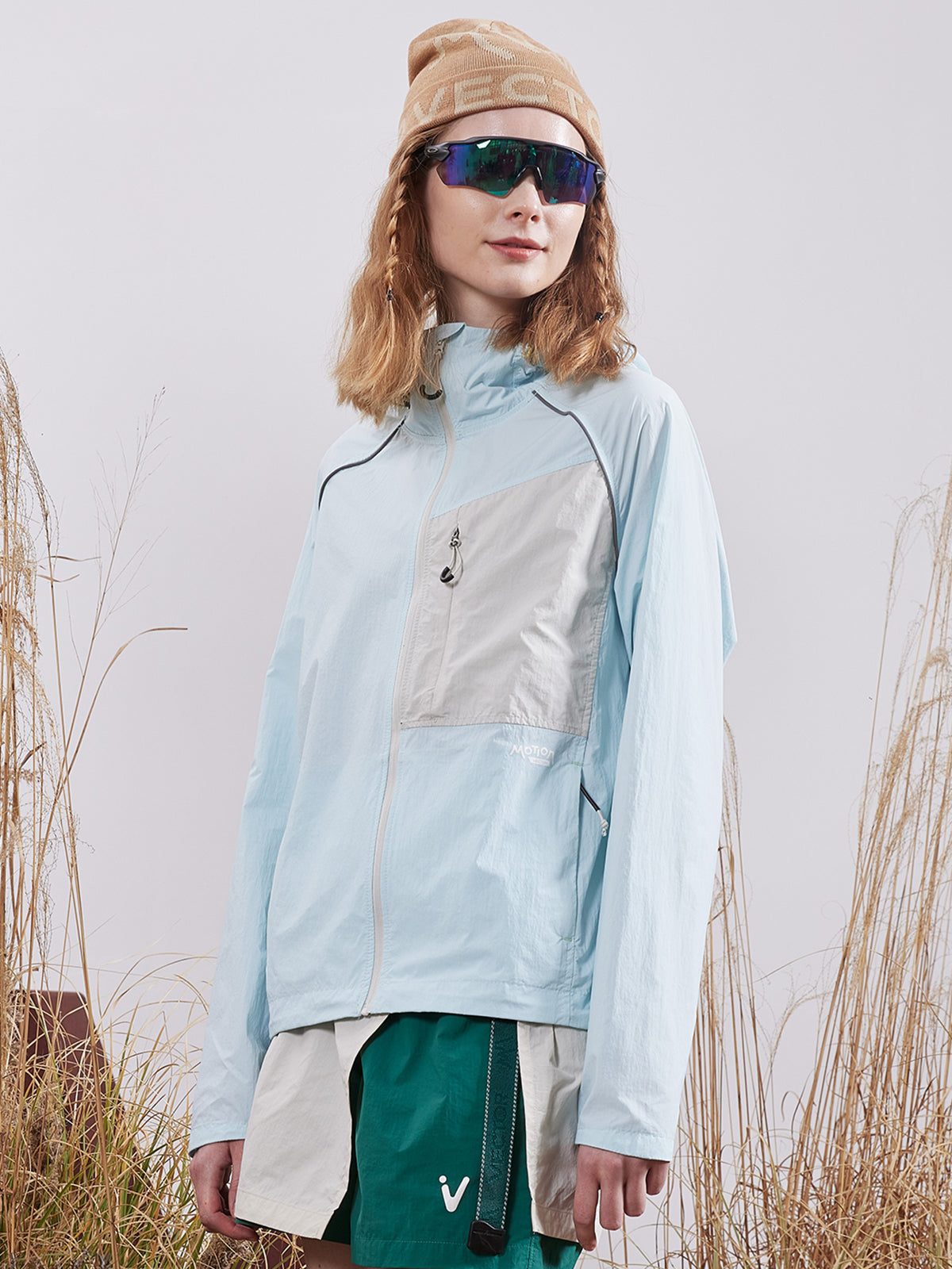 Felt Thorn Bloom Relaxed Windbreaker Jacket