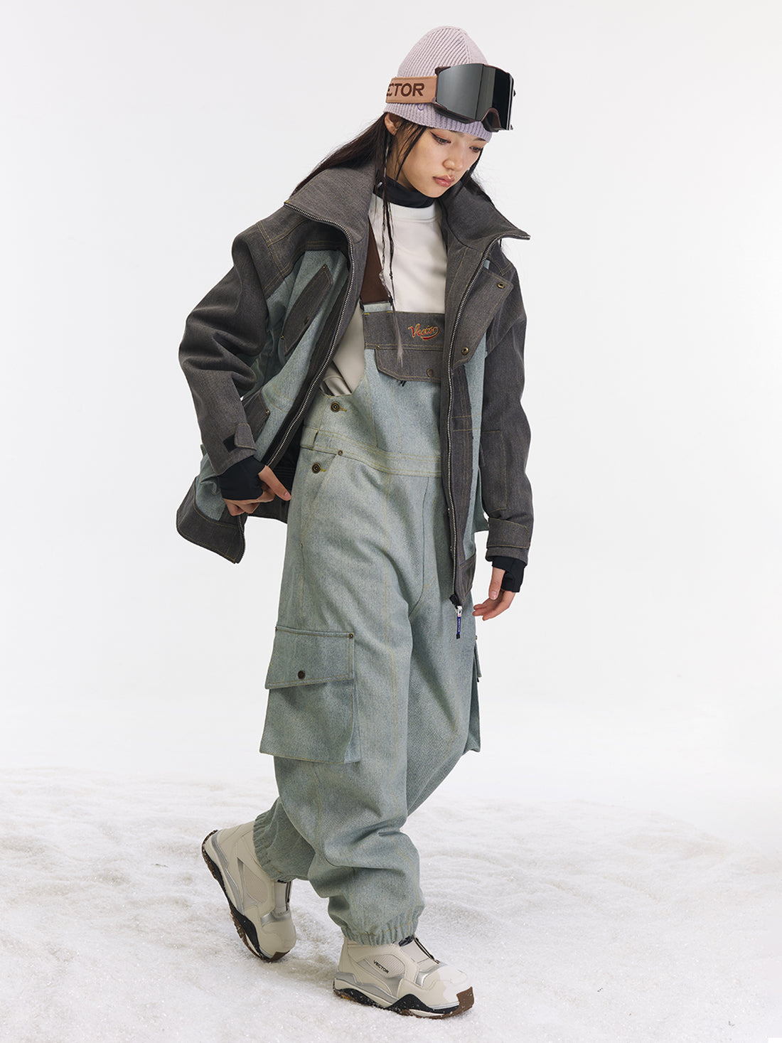 Women's 2L Denimshell Utility Bib Pants