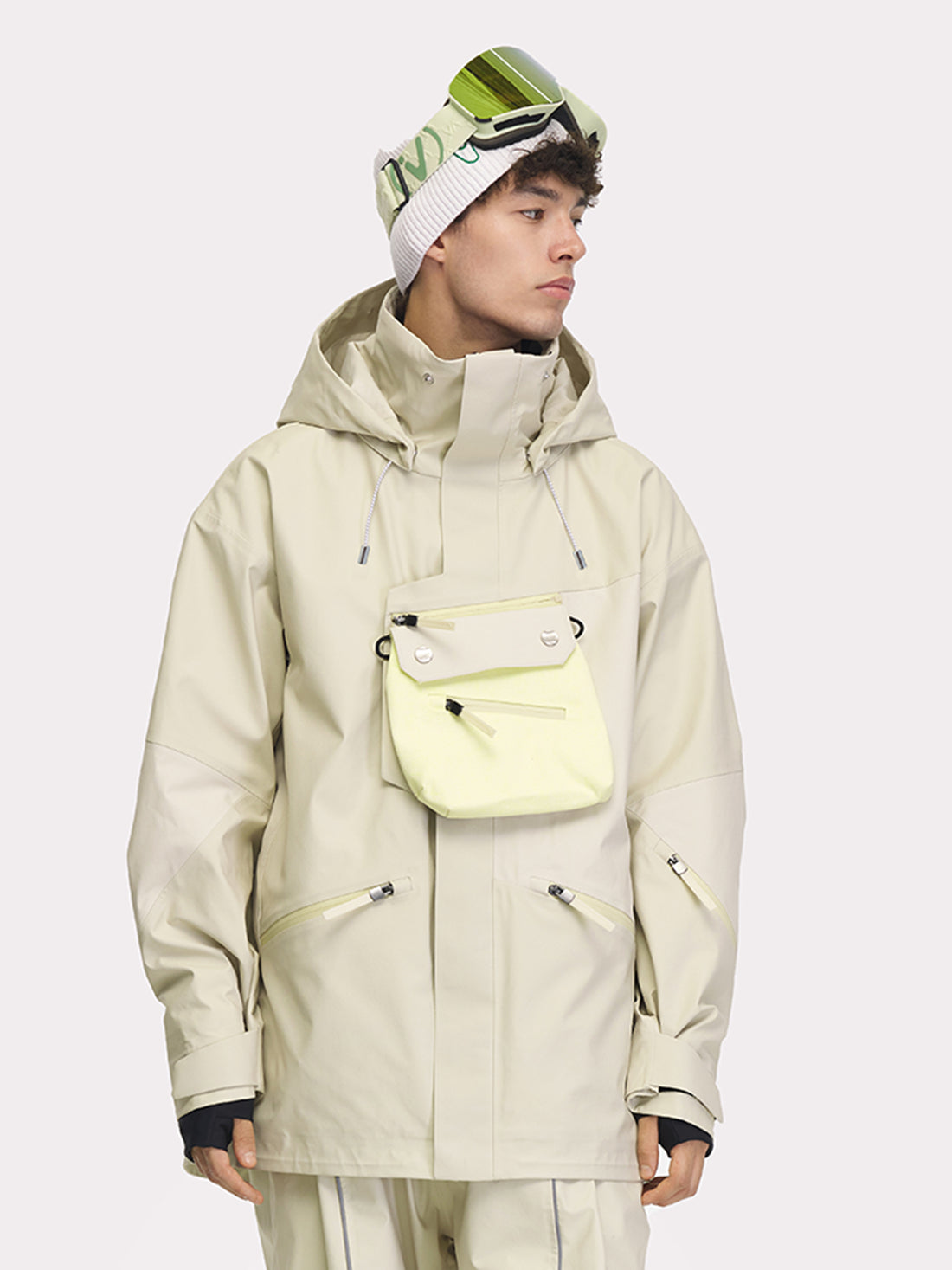 Men's 3L Snowpark Insulated Detachable Pocket Jacket