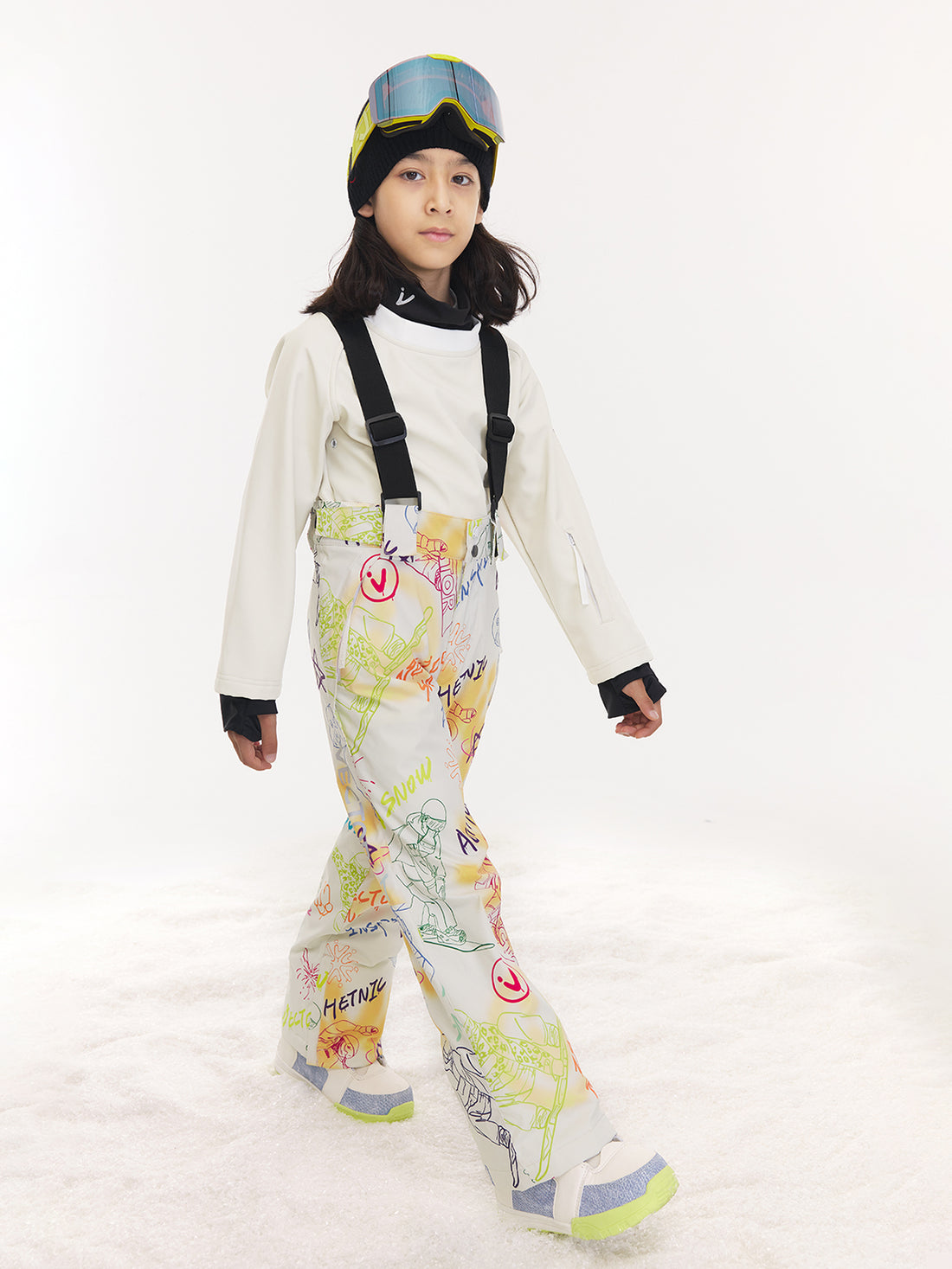 Kids' Graffiti Bib Pants