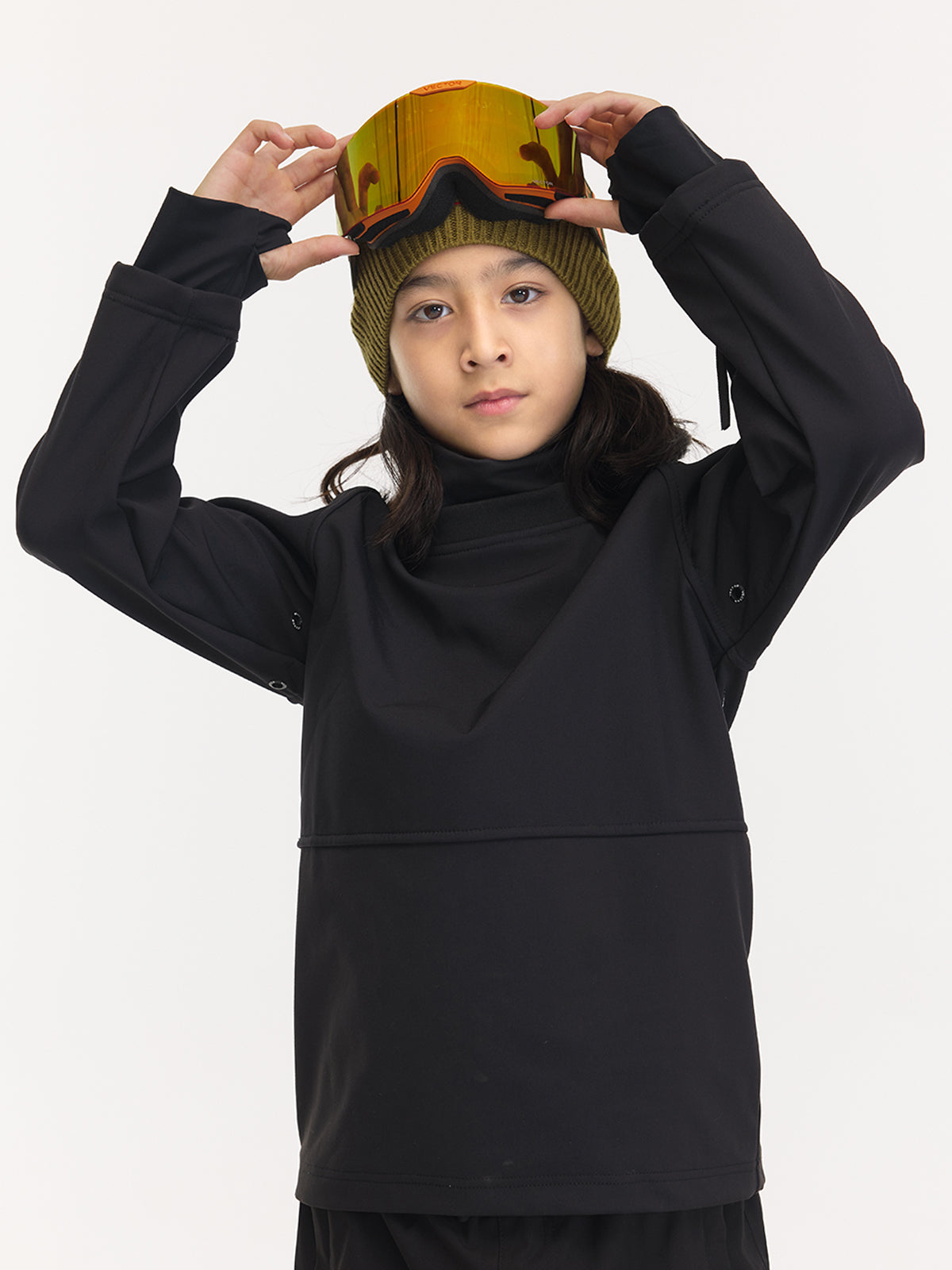 Kids' Turtleneck Snow Crew Mid-Layer Sweatshirt - Main Image