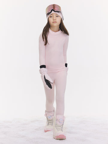 Kids' Pastel Seamless Base Layer Set