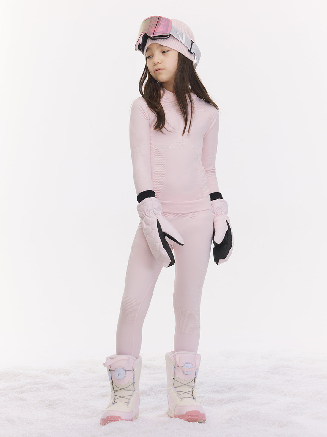 Kids' Pastel Seamless Base Layer Set