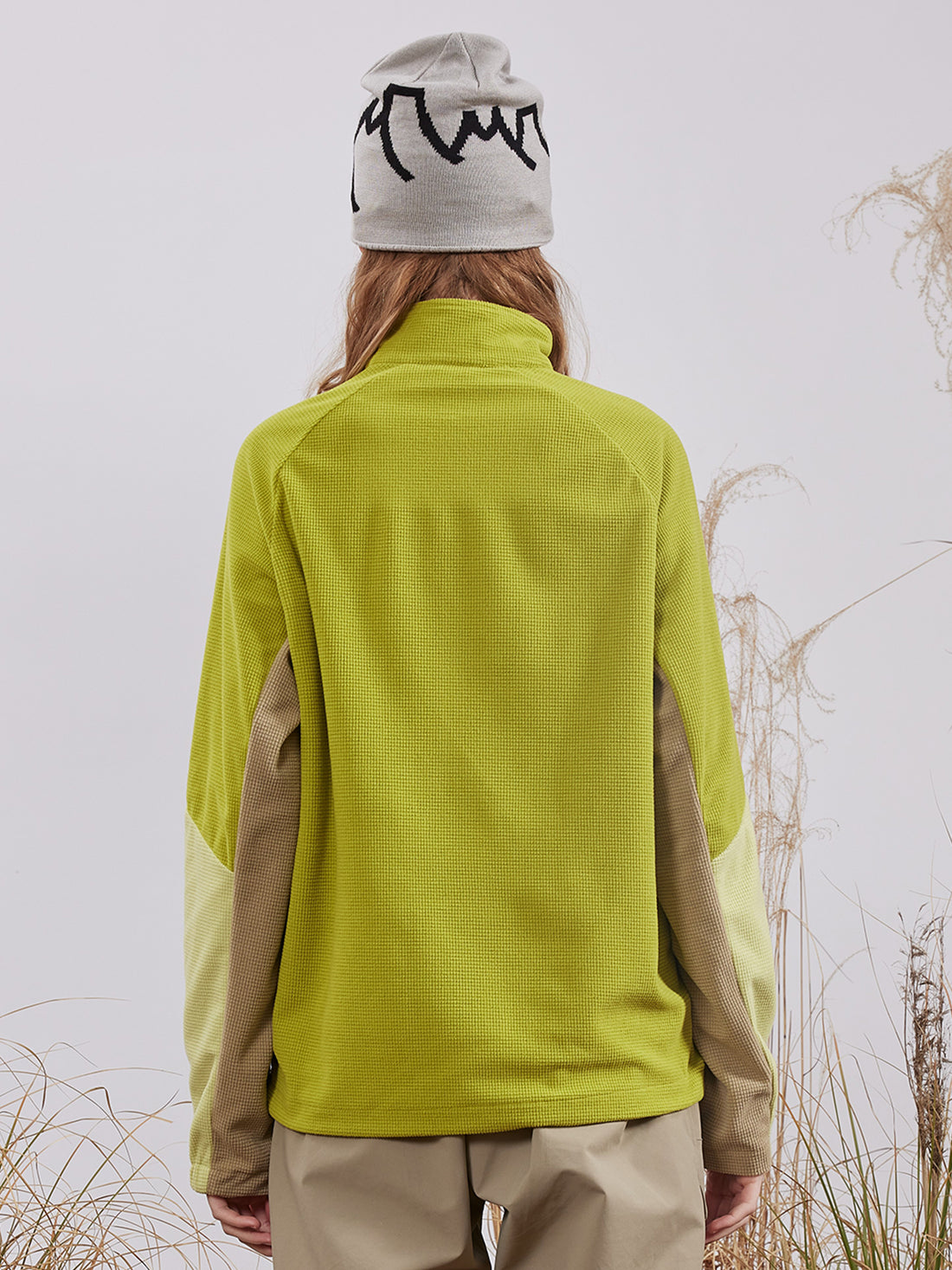 Women's Half-Zip Waffle Fleece