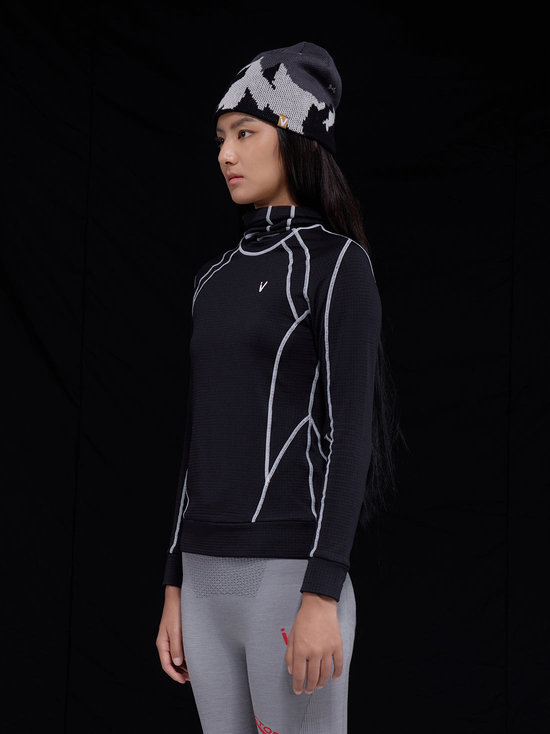 Women's Hakama Waffle Mid-Layer