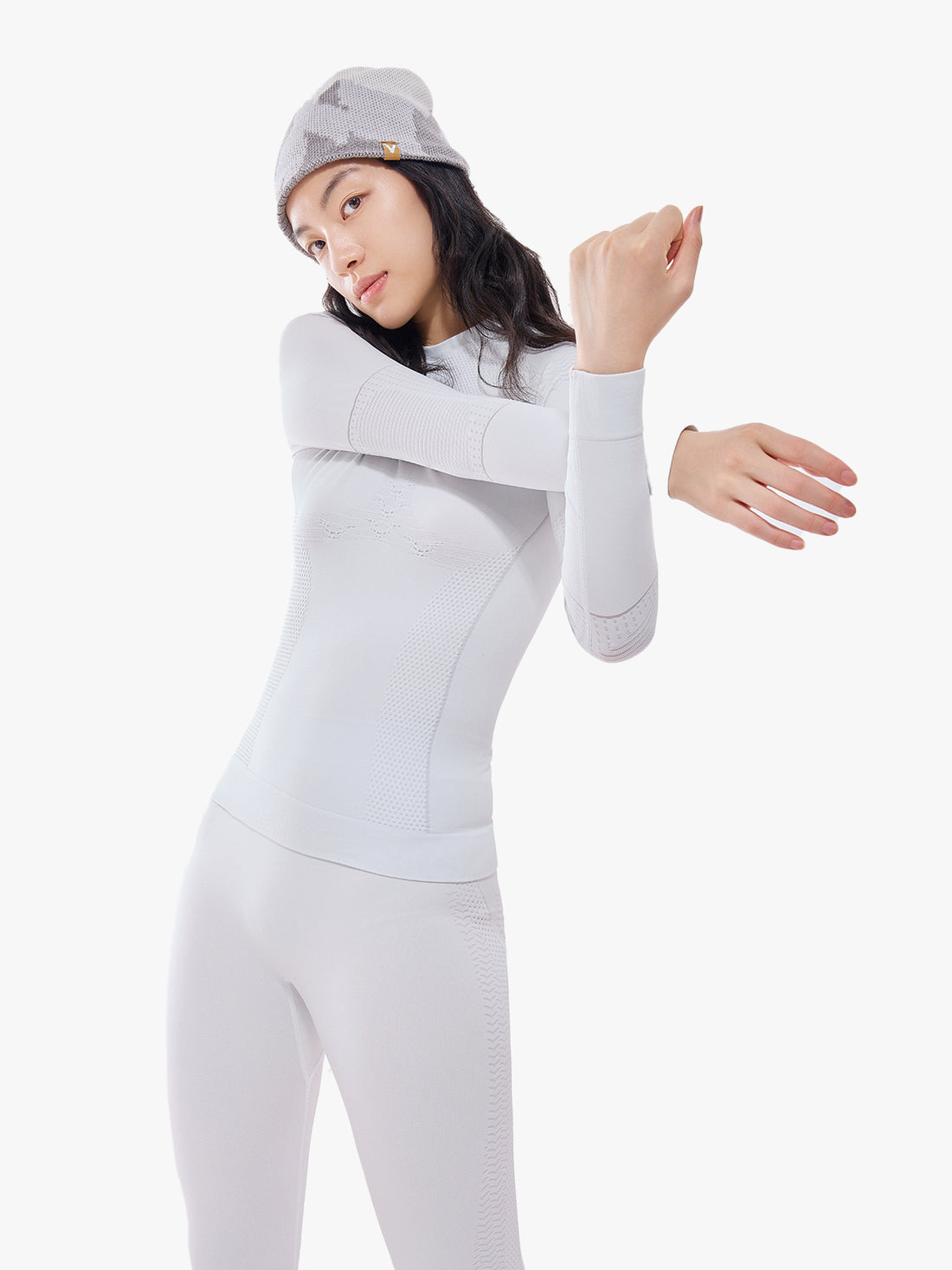 Women's Pastel Seamless Base Layer Set
