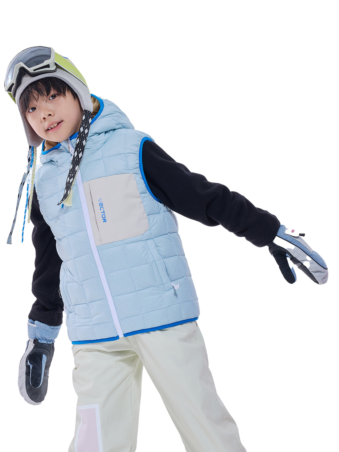 Kids' Jigsaw Reversible Down Vest