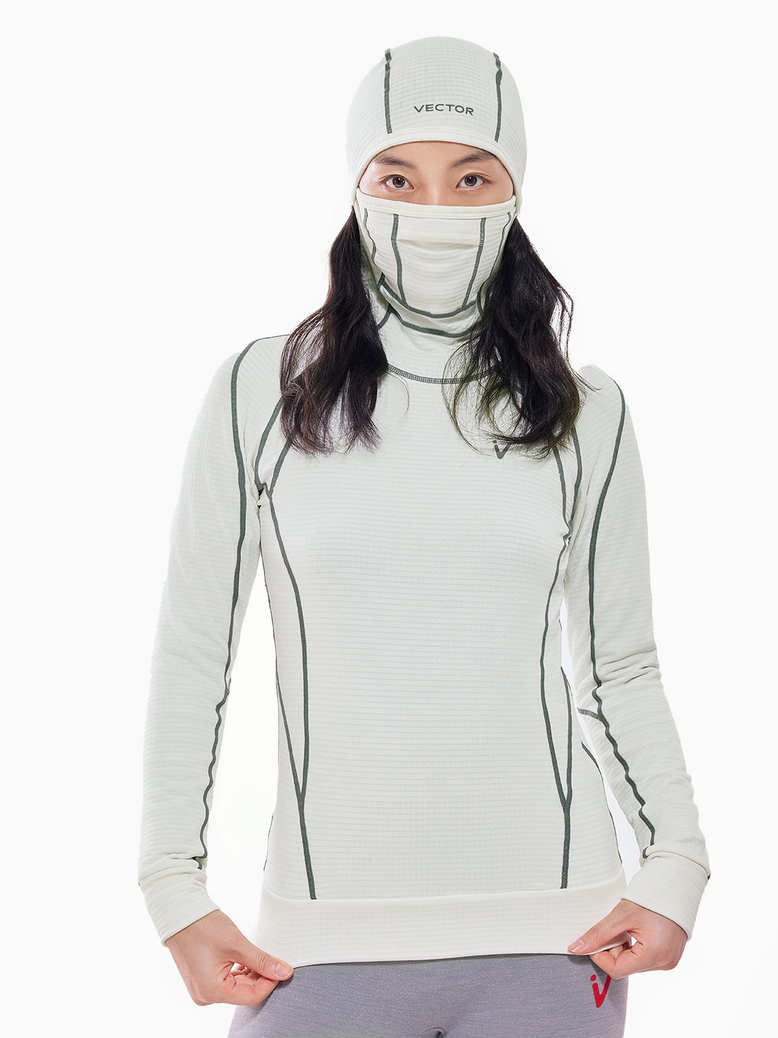 Women's Hakama Waffle Mid-Layer