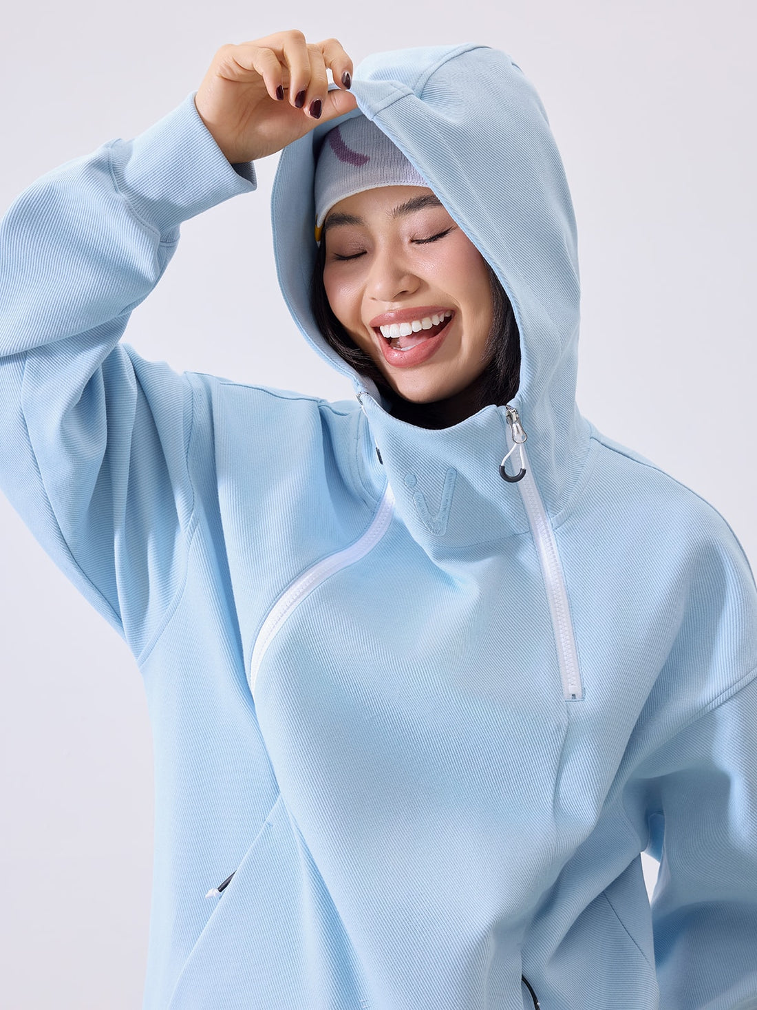 Bounce Dual Zip Hoodie