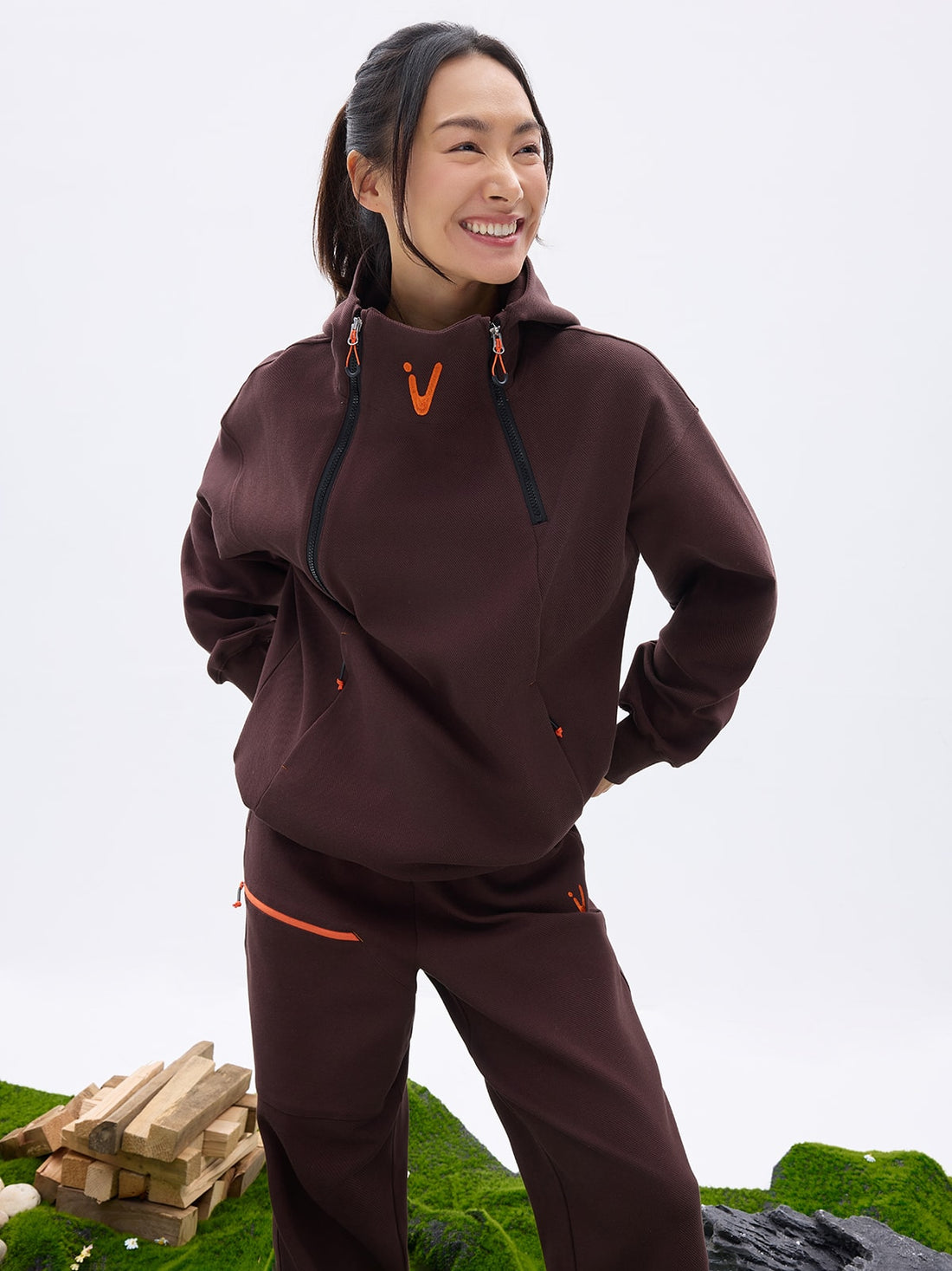 Bounce Dual Zip Hoodie