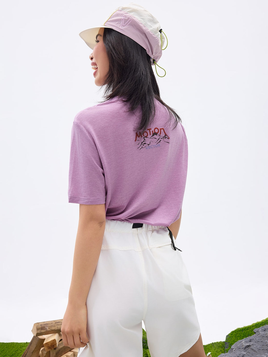 CreamCloud Tencel-Wool Tee