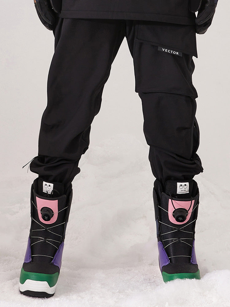 Vector Men's Ski & Snowboard Pants Multi-Pocket Anorak Waterproof Winter  Suit Cold Weather