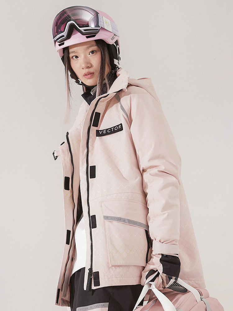 VECTOR-Women's Glow Classic 2L Jacket-pink