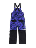 VECTOR-Women's Halo Removable Backline Bib Pants Leopard-violet
