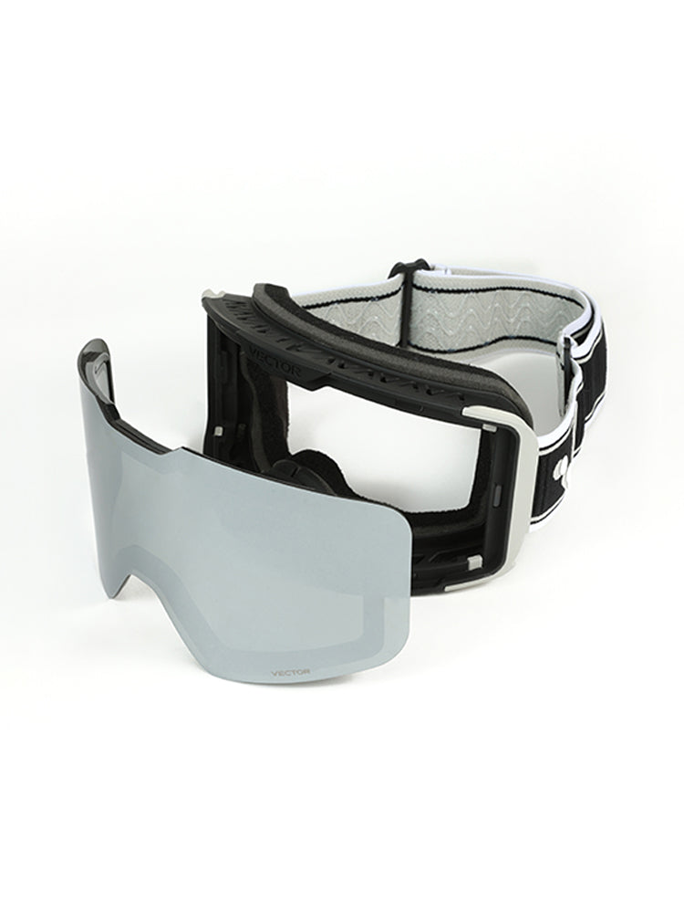 Vector Vision Ski & Snowboard Goggles Unisex Anti-Sunshine Lens Detachable