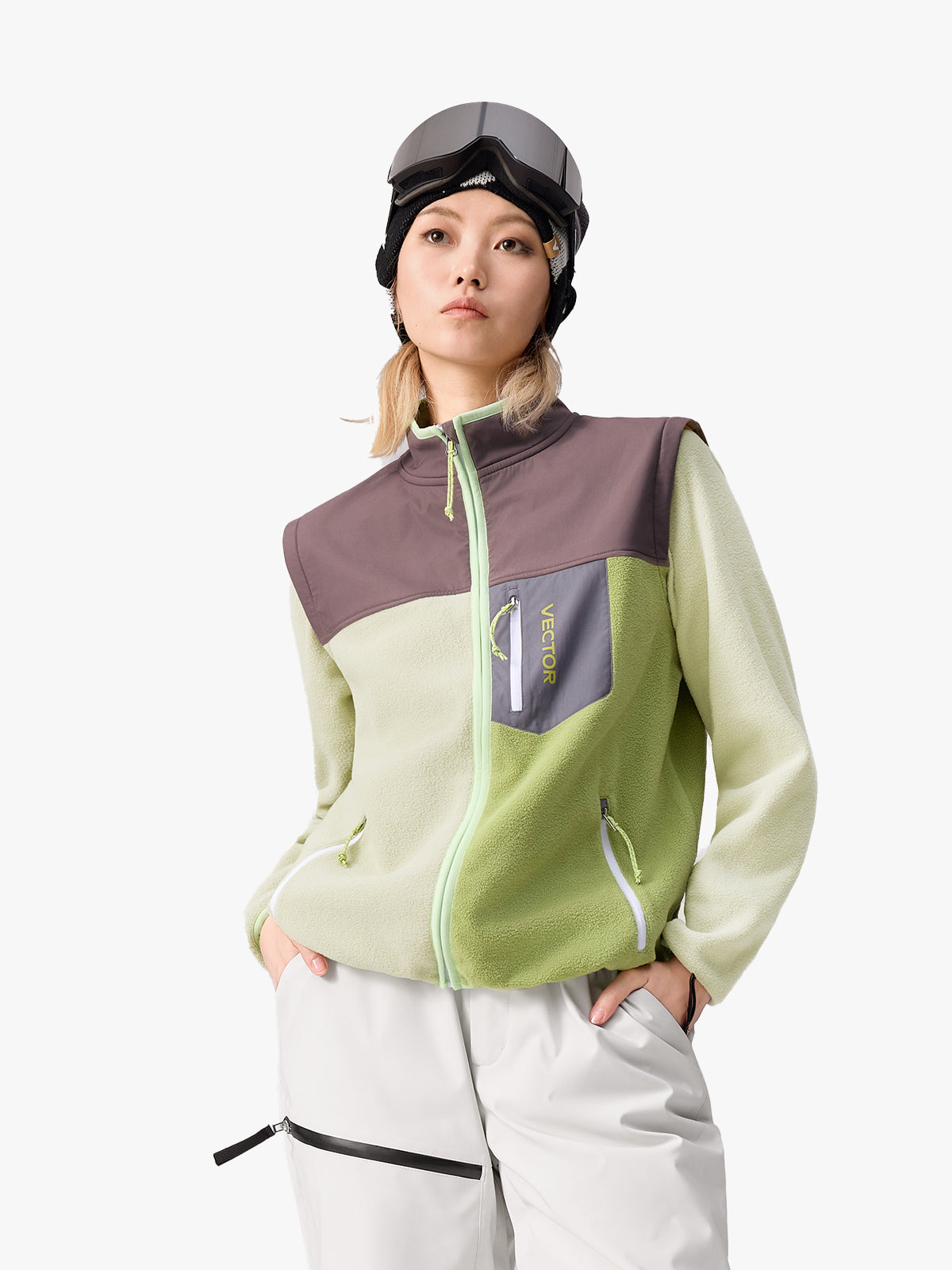 Women's Lumina Zip-Off Sleeve Fleece