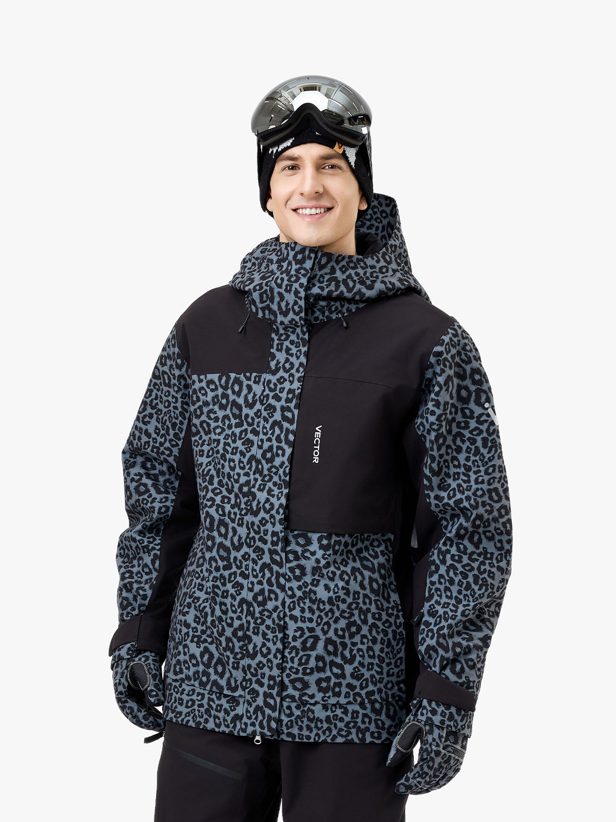 Vector Men's Ski & Snowboard Jacket Anorak Snow Hoodie Waterproof