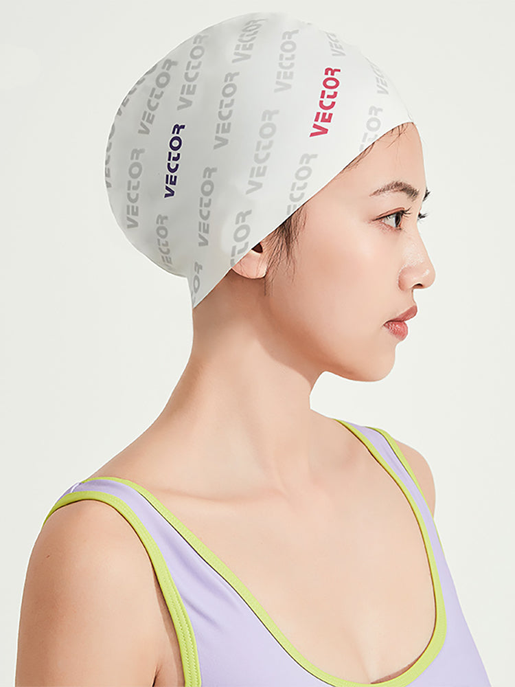 Glyphs Silicone Swim Cap