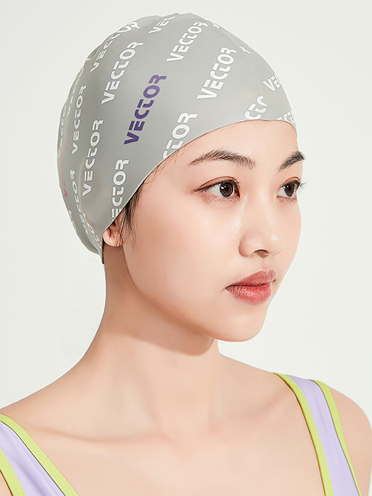 Glyphs Silicone Swim Cap