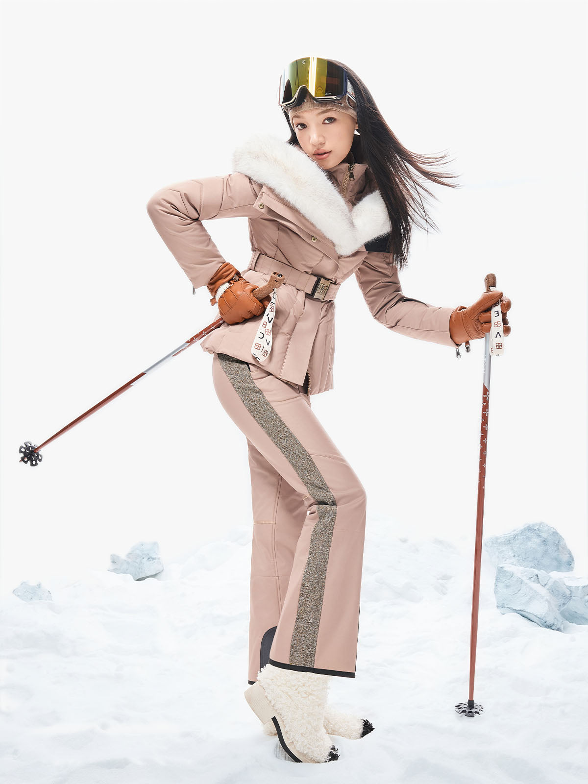 Freyja Faux Fur Down Jacket