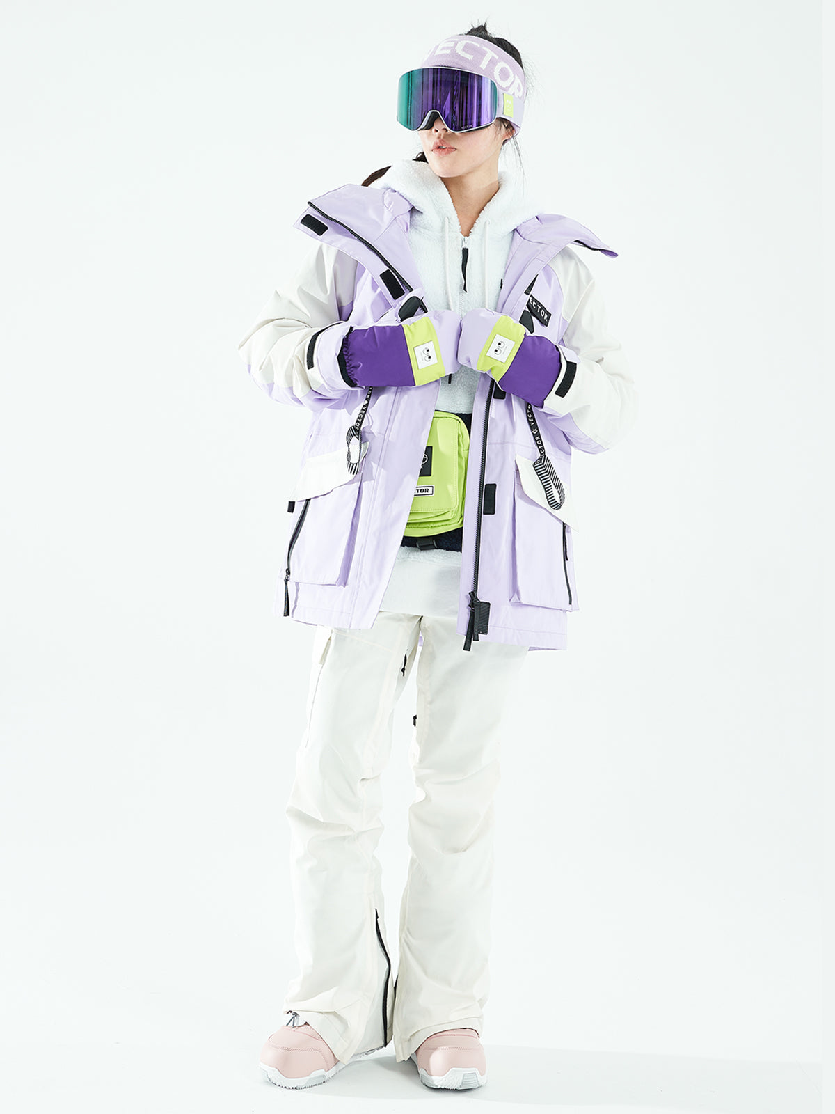 Vector Women's Ski & Snowboard Jacket Anorak SnowSuit Waterproof Winter ...