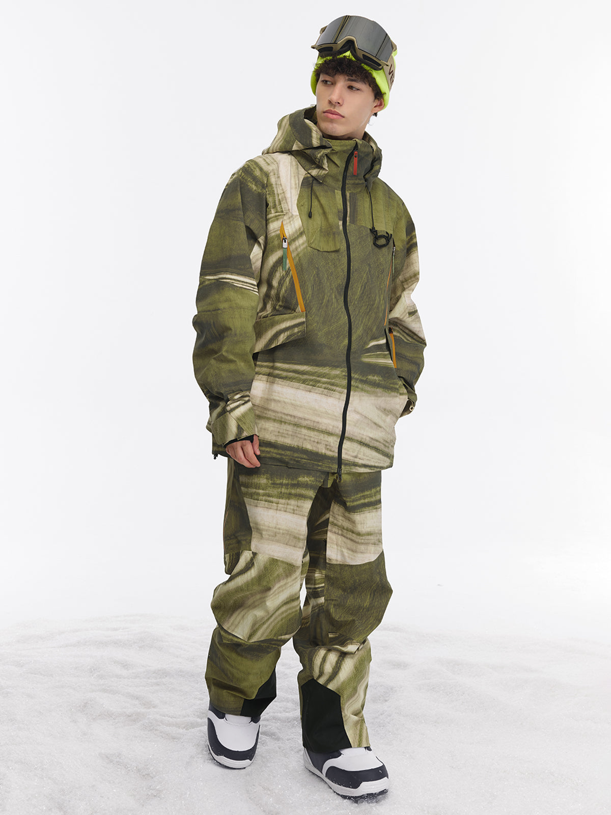 Snowmaker Shell Jacket Vector Men's 3L Ski & Snowboard Jacket Nat Edition Snow Jacket Long ...