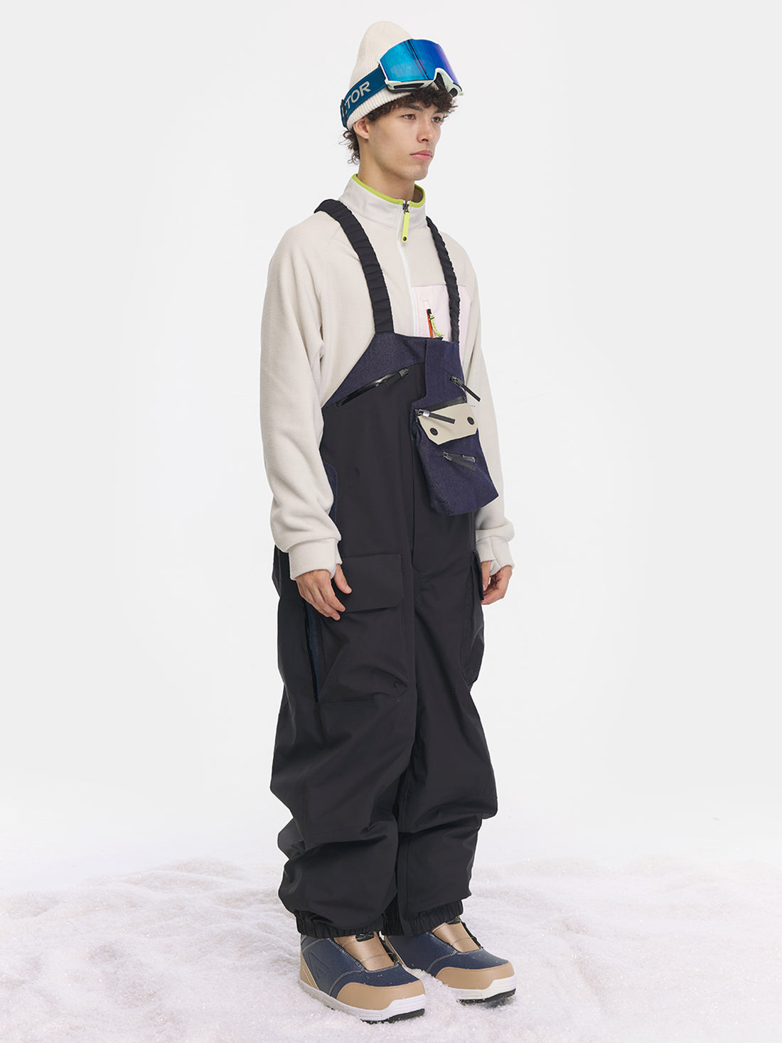 Men's 3L Snowpark Detachable Pocket Bib Pants