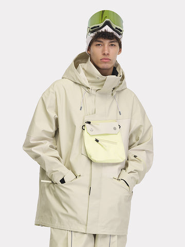 Men's 3L Snowpark Insulated Detachable Pocket Jacket