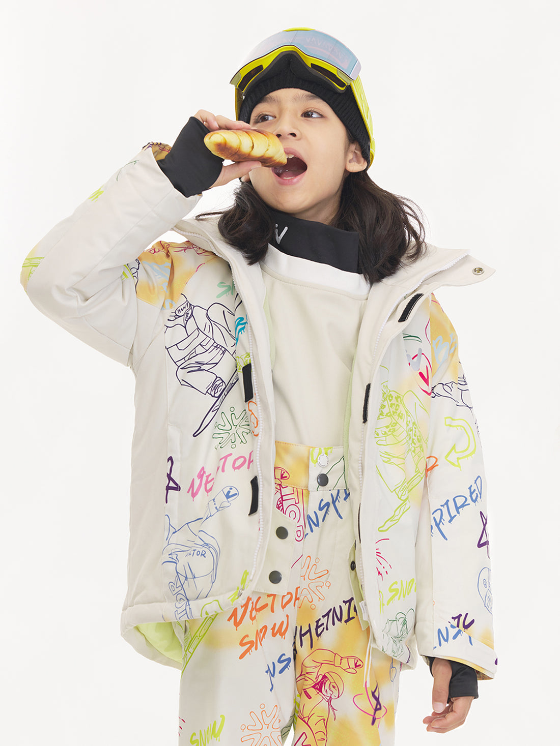 Kids' Graffiti Puffer Jacket