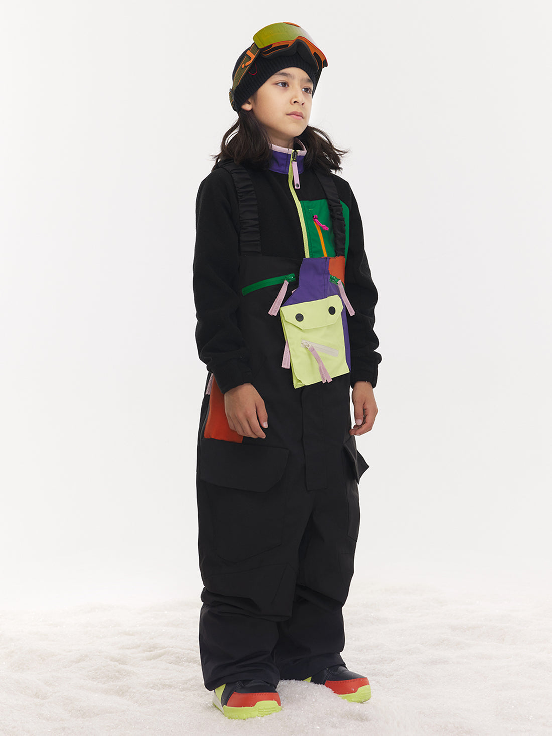 Kids' Snowpark Detachable Pocket Bib Pants