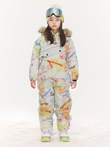 Kids' Graffiti Snowsuit