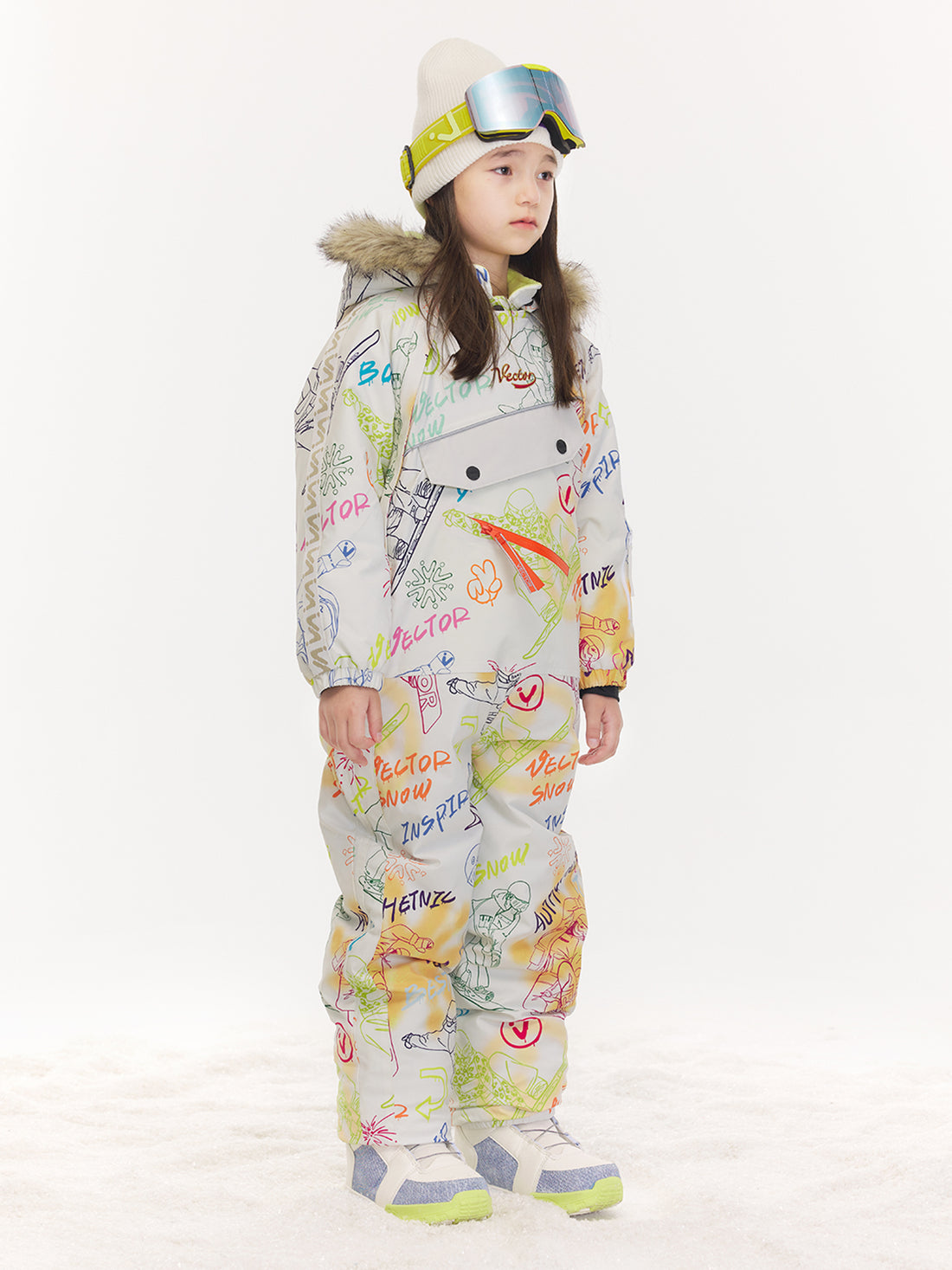 Kids' Graffiti Snowsuit