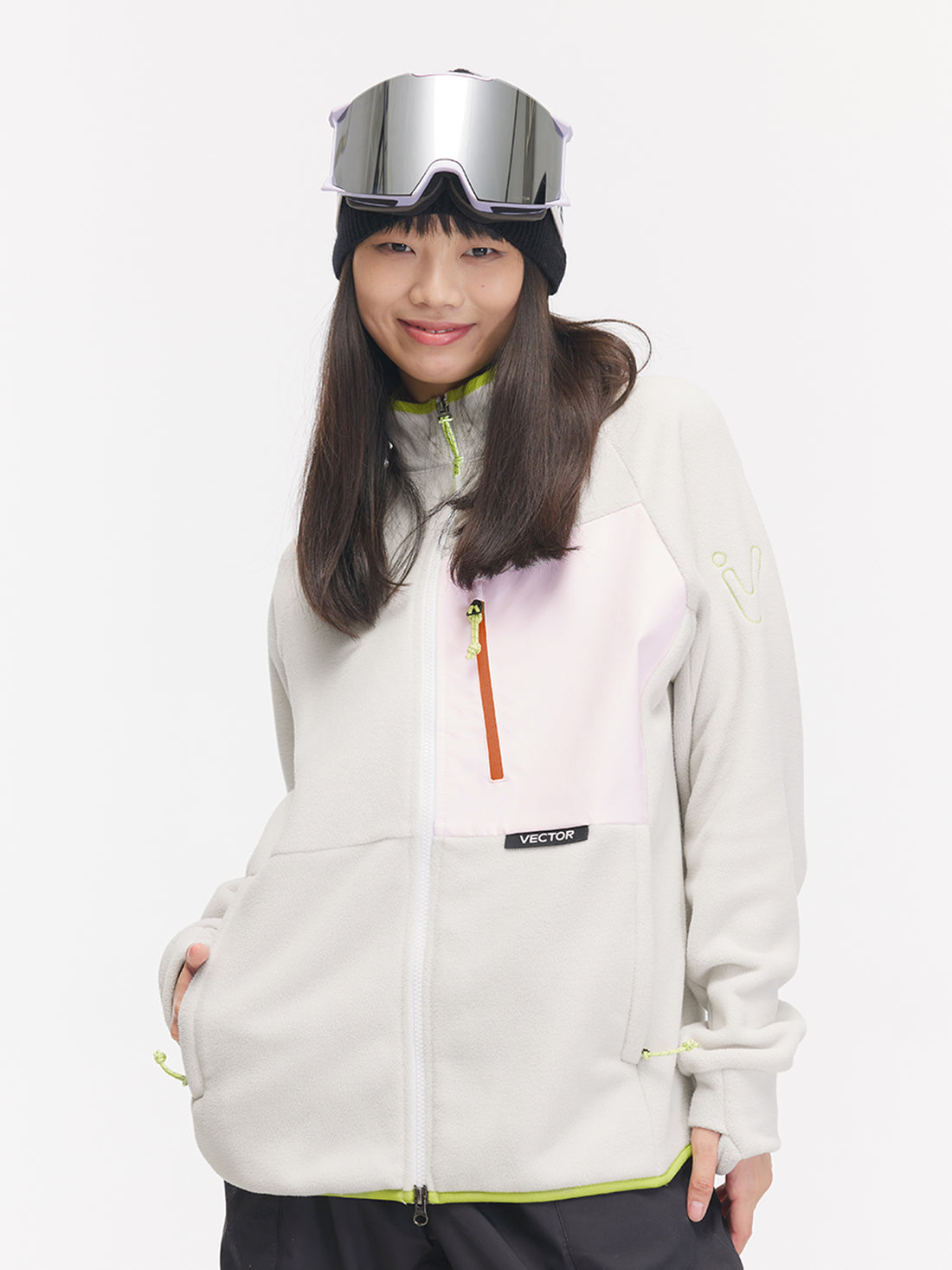 Women's Color Block Mid-Layer Fleece