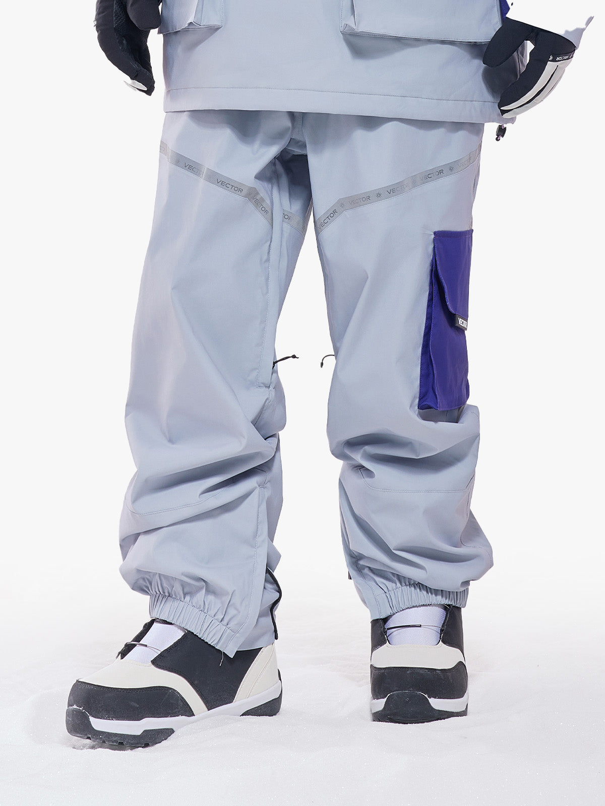 Cargo Pants Mens Purple Ski Pants Vector Men's Ski Snowboard