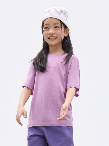 Kids' CreamCloud Tencel-Wool Tee