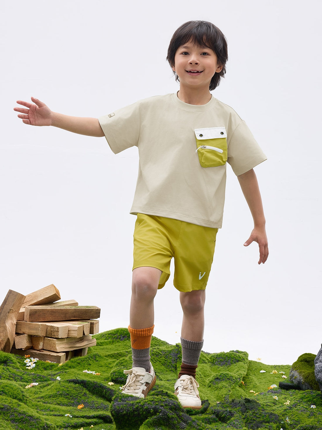 Kids' PocketJoy Quick Dry Easy-Care Tee