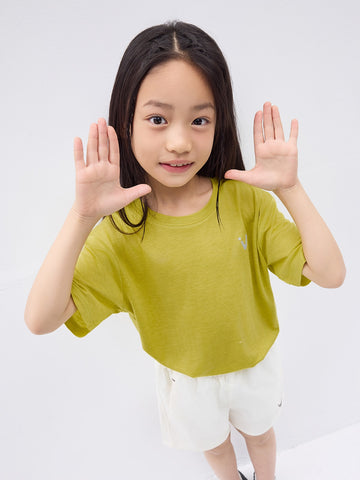 Kids' CreamCloud Tencel-Wool Tee