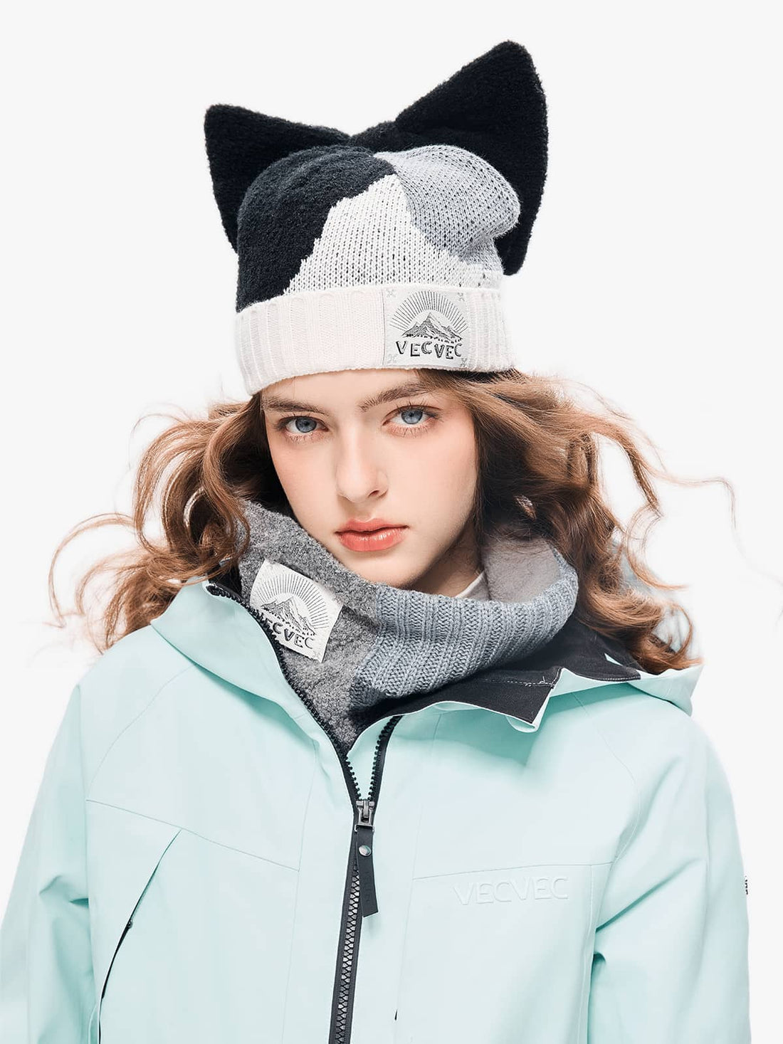 Meowtain Peaks Beanie + Snood