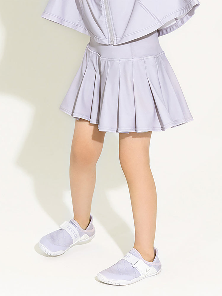 Girls Pleated Swim Skirt