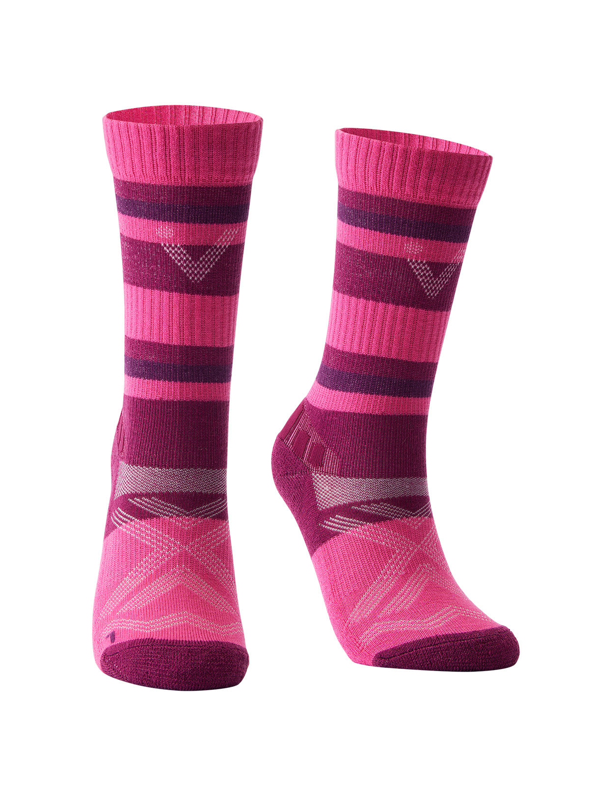 Women's Cusion Prism Wool Hiking Socks