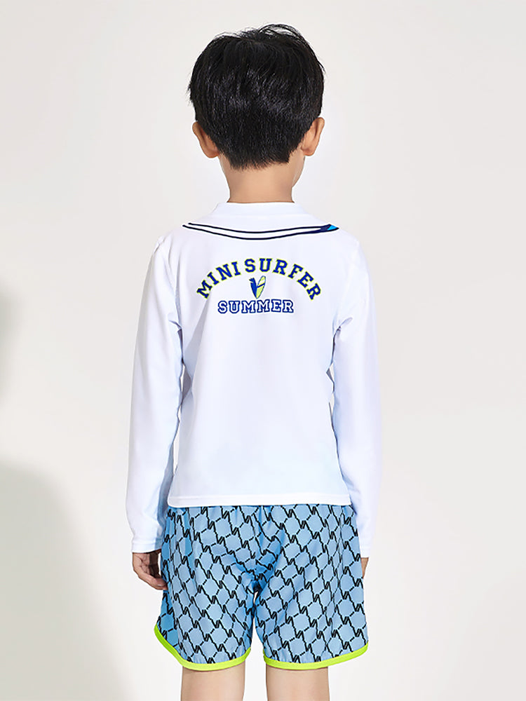 Boys Long Sleeve Rash Guard