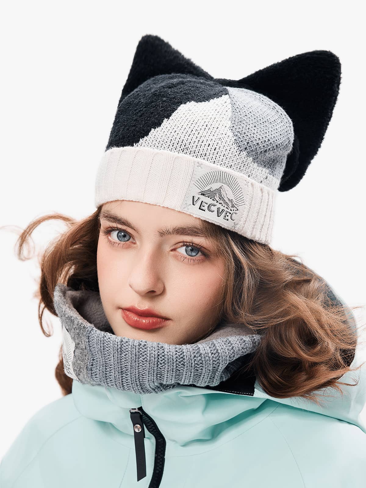 Meowtain Peaks Beanie + Snood