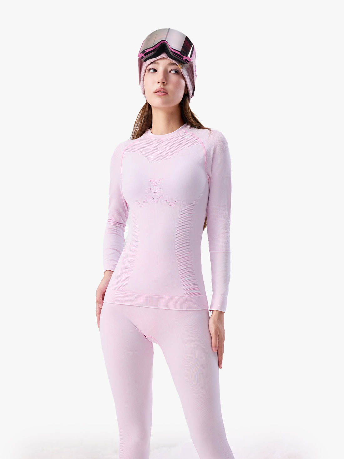 Women's Pastel Seamless Base Layer Set