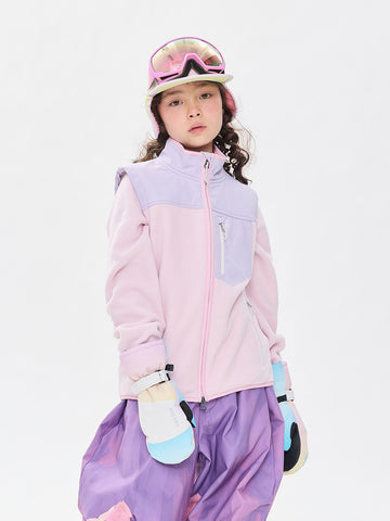 Kids' Lumina Zip-Off Sleeve Fleece