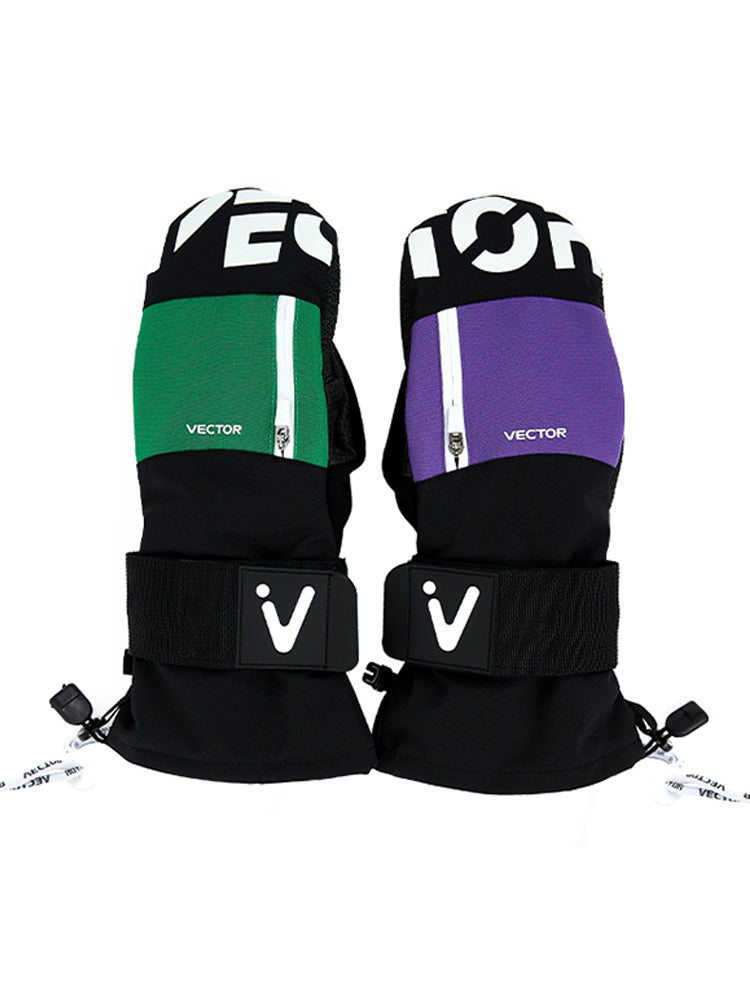 VECTOR-Polar Detachable Ski Gloves-model