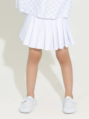 Girls Pleated Swim Skirt